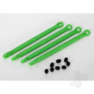 Traxxas Toe link, Front & Rear (moulded composite) (Green) (4 pcs) / hollow balls (8 pcs)