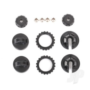 Traxxas Caps & spring retainers, GTR shock (upper cap (2 pcs) / hollow balls (4 pcs) / bottom cap (2 pcs) / upper retainer (2 pcs) / lower retainer (2 pcs))
