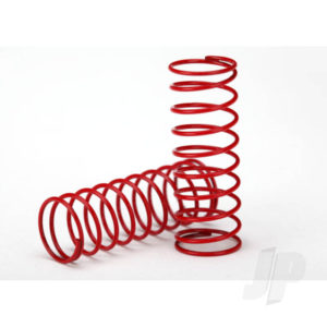 Traxxas Spring, shock (Red) (GTR) (0.314 rate) (1 pair)
