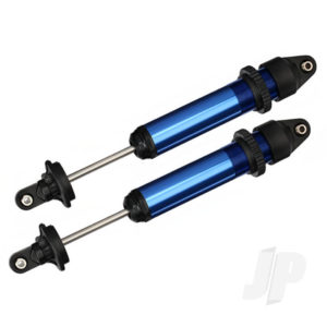 Traxxas Shocks, GTX, aluminium (Blue-anodized) (fully assembled with out springs) (2 pcs)