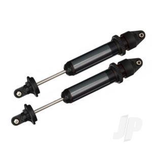 Traxxas Shocks, GTX, aluminium (black-anodized) (fully assembled with out springs) (2 pcs)