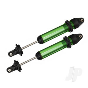 Traxxas Shocks, GTX, aluminium (Green-anodized) (fully assembled with out springs) (2 pcs)