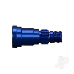 Traxxas Stub axle, aluminium (Blue-anodized) (1pc) (use only with #7750X driveshaft)