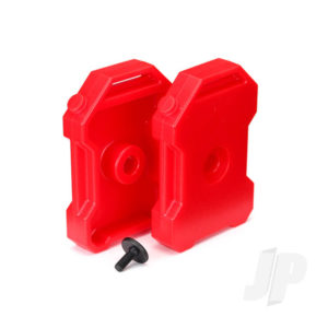 Traxxas Fuel canisters (Red) (2 pcs) / 3x8 FCS (1pc)