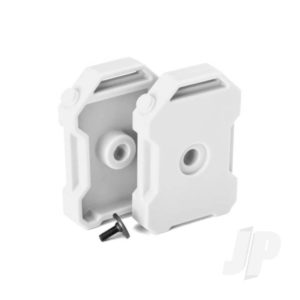 Traxxas Fuel canisters (white) (2 pcs) / 3x8 FCS (1pc)