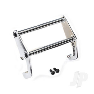 Traxxas Push bar, bumper (chrome) (fits #8069 bumper)