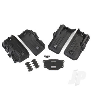 Traxxas Fenders, inner, Front & Rear (2 each) / rock light covers (8 pcs) / battery plate / 3x8 flat-head screws (4 pcs)