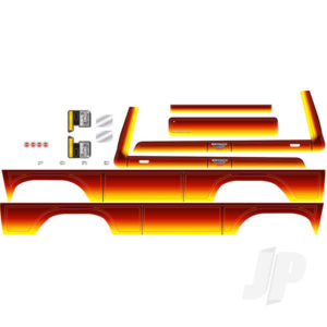 Traxxas Decal sheet, Bronco, sunset (fits #8010 Body)