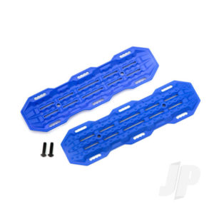Traxxas Traction boards, Blue / mounting hardware