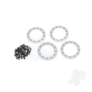 Traxxas Beadlock rings, satin (2.2in) (Aluminium) (4 pcs) / 2x10 CS (48)