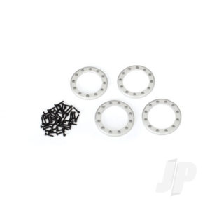 Traxxas Beadlock rings, satin (1.9in) (Aluminium) (4 pcs) / 2x10 CS (48)