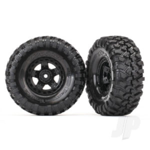 Traxxas Tyres and Wheels, Assembled Glued Canyon Trail 1.9 Tyres (2 pcs)