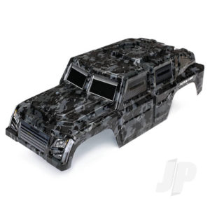 Traxxas Body, Tactical Unit, night camo (painted) / decals