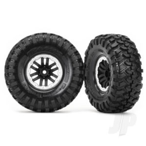 Traxxas Tyres and Wheels, Assembled Glued Canyon Trail 1.9 Tyres (2 pcs)
