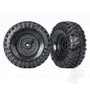 Traxxas Tyres and Wheels, Assembled Glued Canyon Trail 1.9 Tyres (2 pcs)