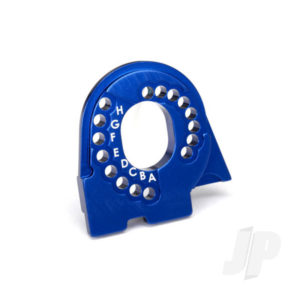 Traxxas Motor mount plate, 6061-T6 aluminium (Blue-anodized)