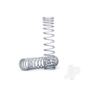 Traxxas Spring, shock, Rear (silver) (GTR) (progressive, 1.042 rate) (2 pcs)