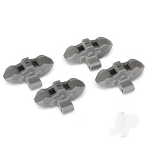 Traxxas Brake calipers, Front or Rear (grey) (4 pcs)