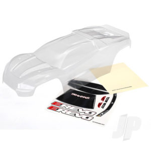 Traxxas Body, E-Revo, Clear