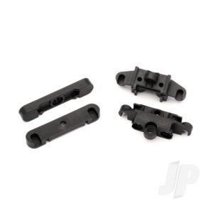 Traxxas Mount, tie bar, Front (1pc) / Rear (1pc) / suspension pin retainer, Front or Rear (2 pcs)