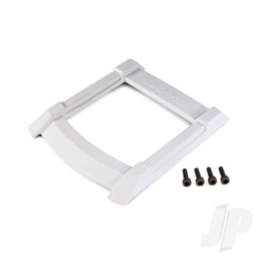 Traxxas Skid plate, roof (Body) (white) / 3x12mm CS (4 pcs)