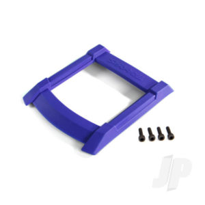 Traxxas Skid plate, roof (Body) (Blue) / 3x12mm CS (4 pcs)