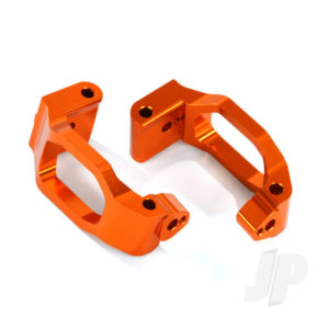 Traxxas Maxx Aluminium Caster Blocker (C-Hubs) Left/ Right Anodized - Orange TRX8932A
