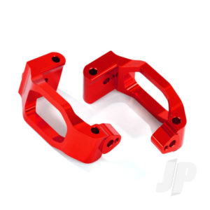 Traxxas Maxx Aluminium Caster Blocker (C-Hubs) Left/ Right Anodized - Red TRX8932R