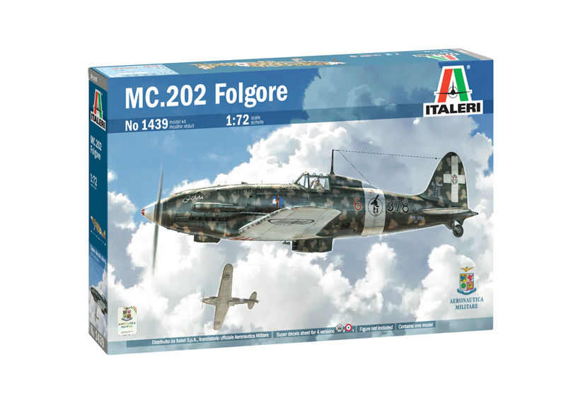 Italeri Macchi MC.202 Folgore 1/72 1439 - Image 10