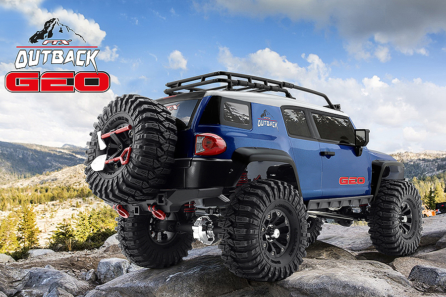 FTX Outback GEO 4X4 RTR 1:10 Trail Crawler - BLUE FTX5591BL - Image 3