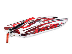 ProBoat Blackjack 42inch 8S Brushless Catamaran RTR - White/RedProBoat Blackjack 42inch 8S Brushless Catamaran RTR - White/Red
