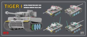 Rye Field Models Tiger I 100# Initial Production Early 1943 5075 1/35
