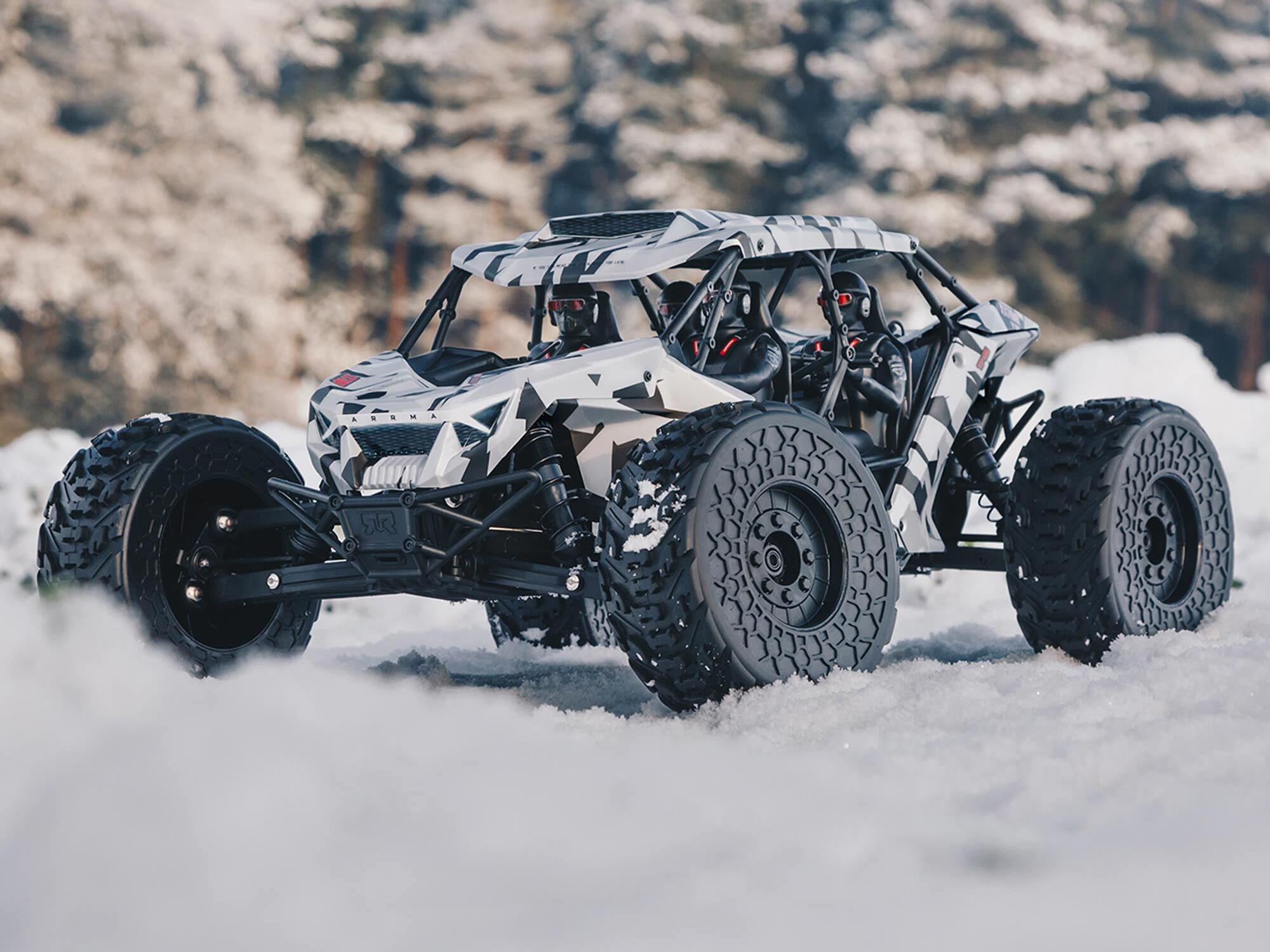 1/7 FIRETEAM 6S 4X4 BLX Speed Assault Vehicle RTR White - Image 5