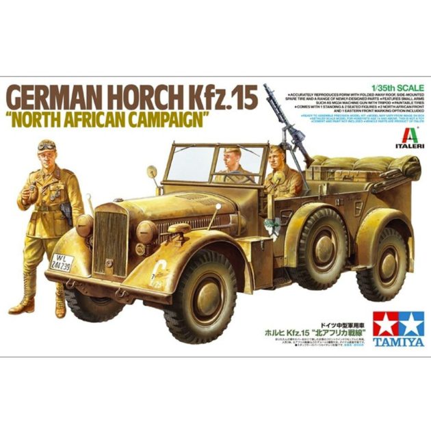 Tamiya German Horch Kfz15 'North African Campaign' 1:35 37015