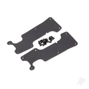 Traxxas Suspension Arm Covers Black Rear (left and right) TRX9634