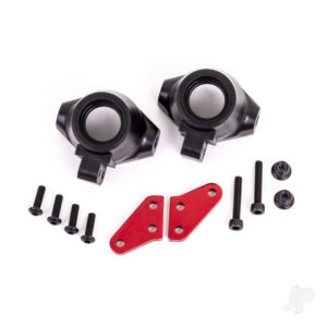 Traxxas Steering Blocks / Steering Block Arms (Red Aluminium) TRX9637R