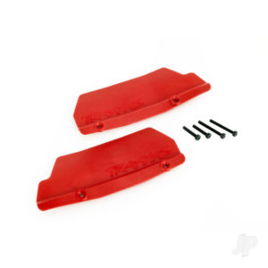 Traxxas Mud guards Rear (left and right) Red TRX9519R