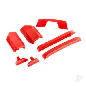 Traxxas Body Reinforcement Set Red Skid Pads (fits #9511 body) TRX9510R