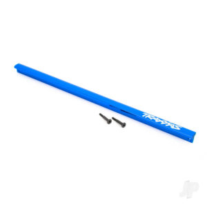 Traxxas Chassis brace (T-Bar) (Blue-Anodised) / 3x16 SS (2) (fits Sledge) TRX9523X