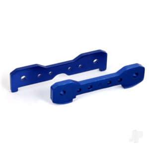 Traxxas Front Tie bars Aluminium (Blue-Anodised) (fits Sledge) TRX9527