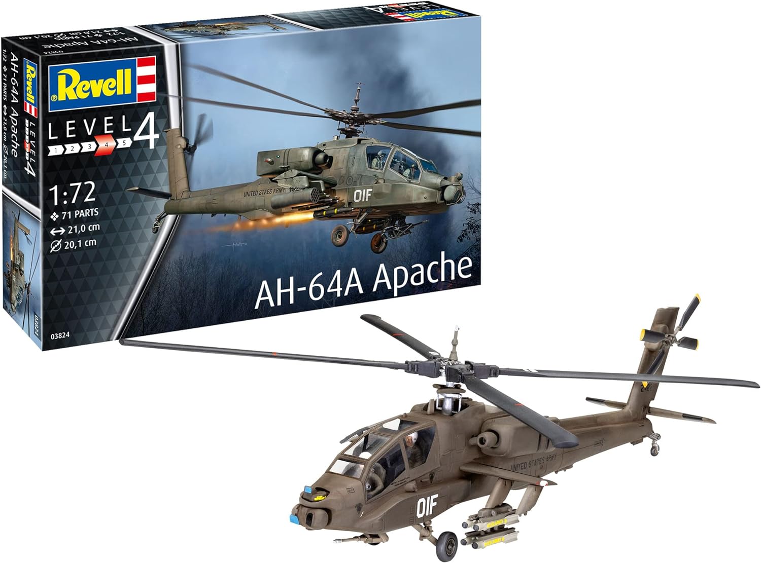 Revell Boeing AH-64A Apache 1/144 RV03824