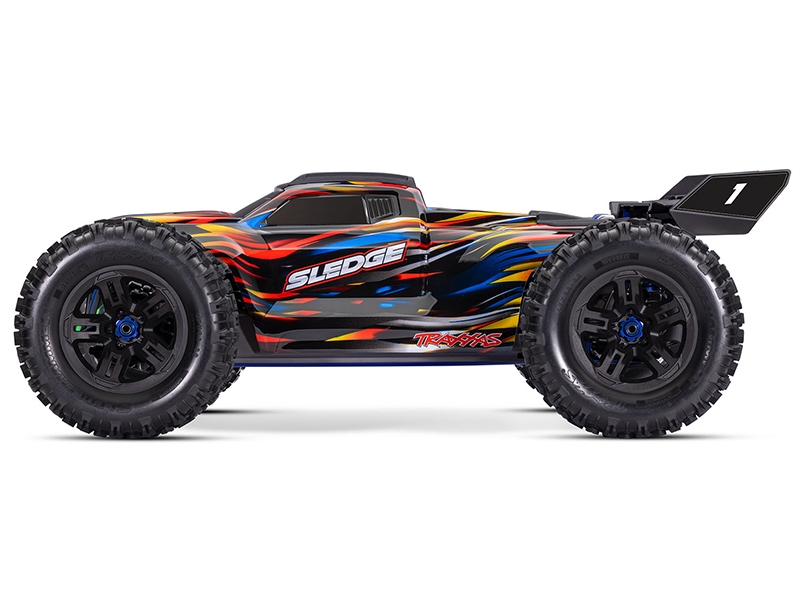 Traxxas Sledge Belted 1:8 4WD Brushless Electric Monster Truck - Blue