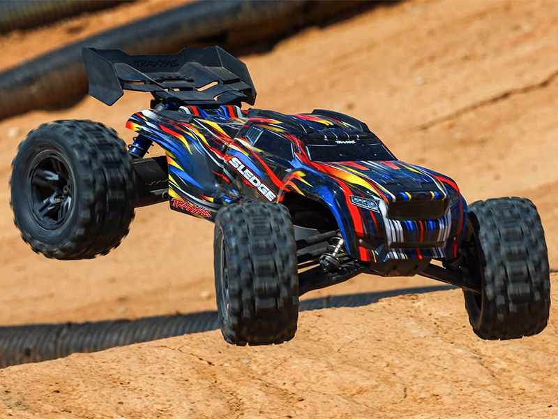 Traxxas Sledge Belted 1:8 4WD Brushless Electric Monster Truck - Blue