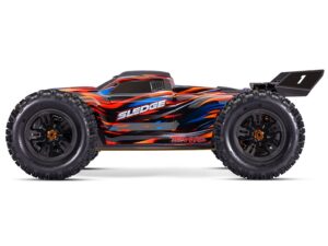Traxxas Sledge Belted 1:8 4WD Brushless Electric Monster Truck - Orange