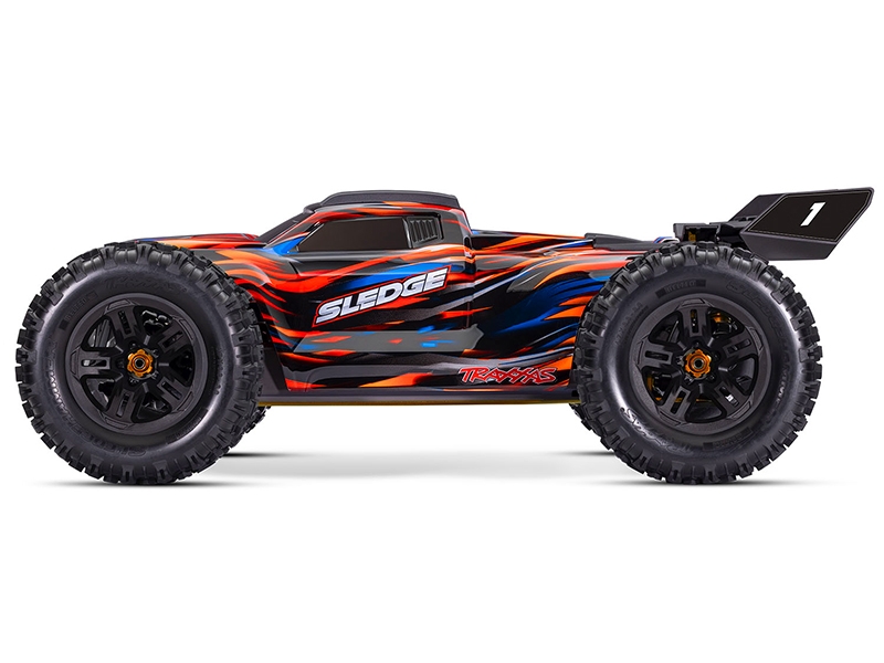 Traxxas Sledge Belted 1:8 4WD Brushless Electric Monster Truck - Orange