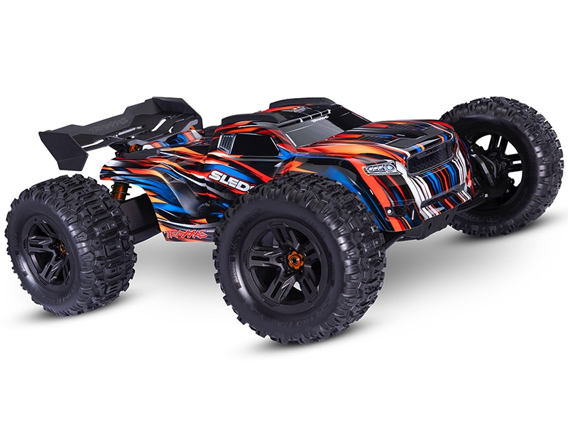 Traxxas Sledge Belted 1:8 4WD Brushless Electric Monster Truck - Orange