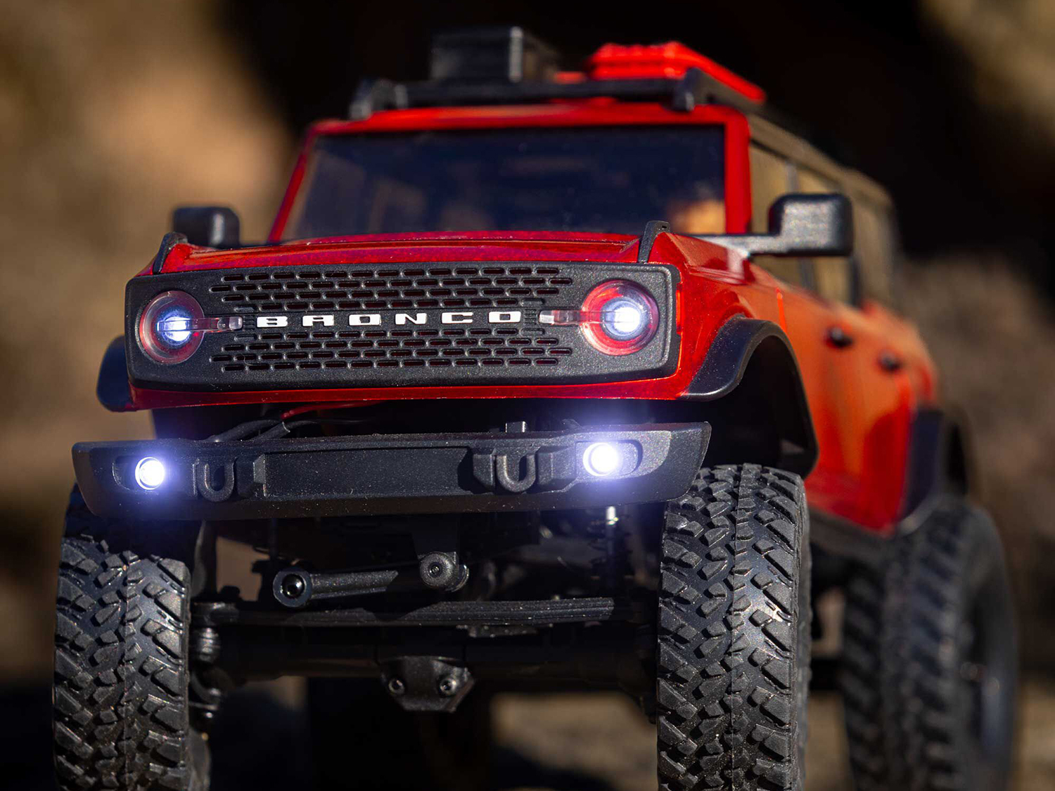 Axial SCX24 Ford Bronco 2021 4WD Truck RTR Red