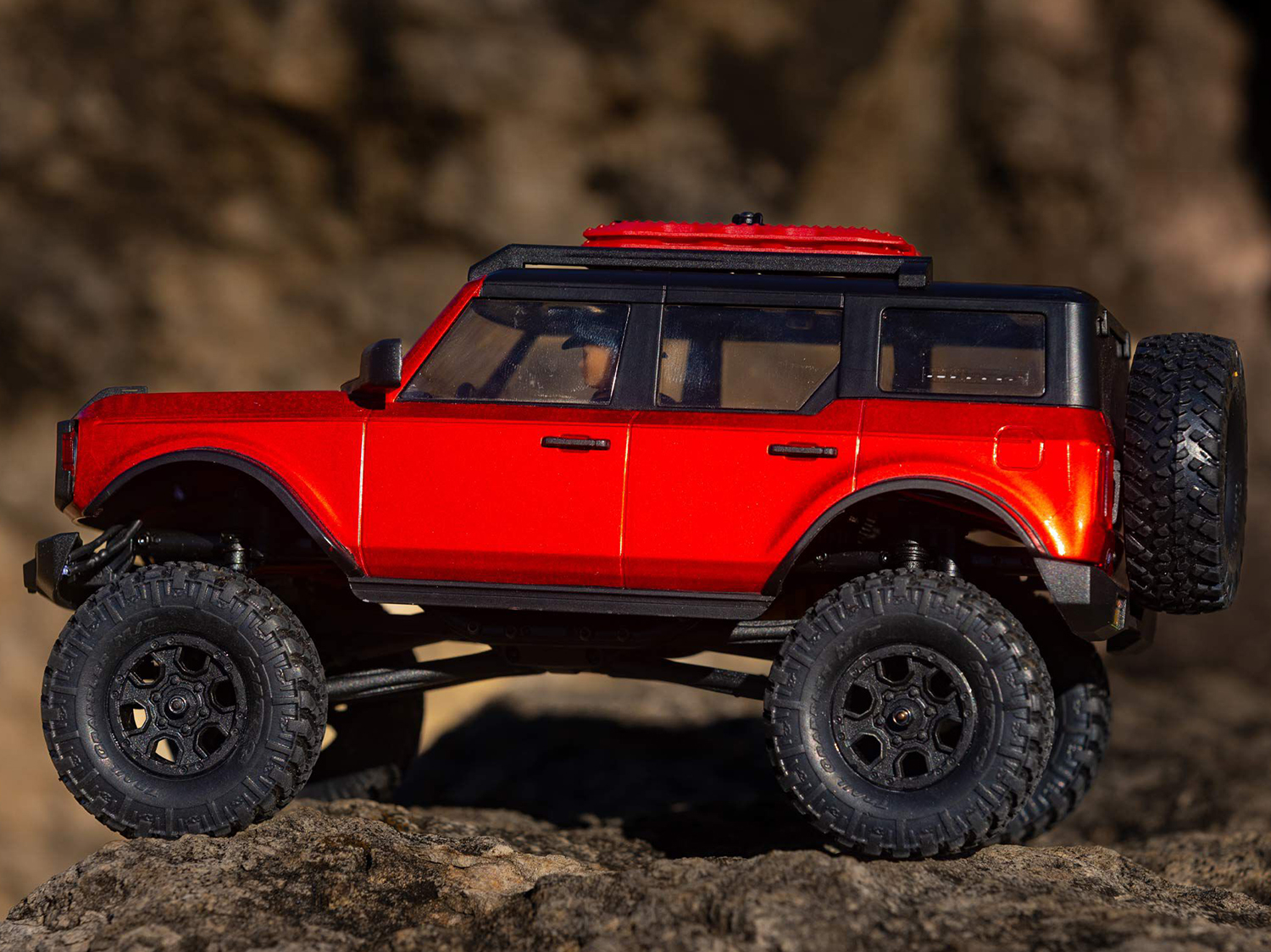 Axial SCX24 Ford Bronco 2021 4WD Truck RTR Red