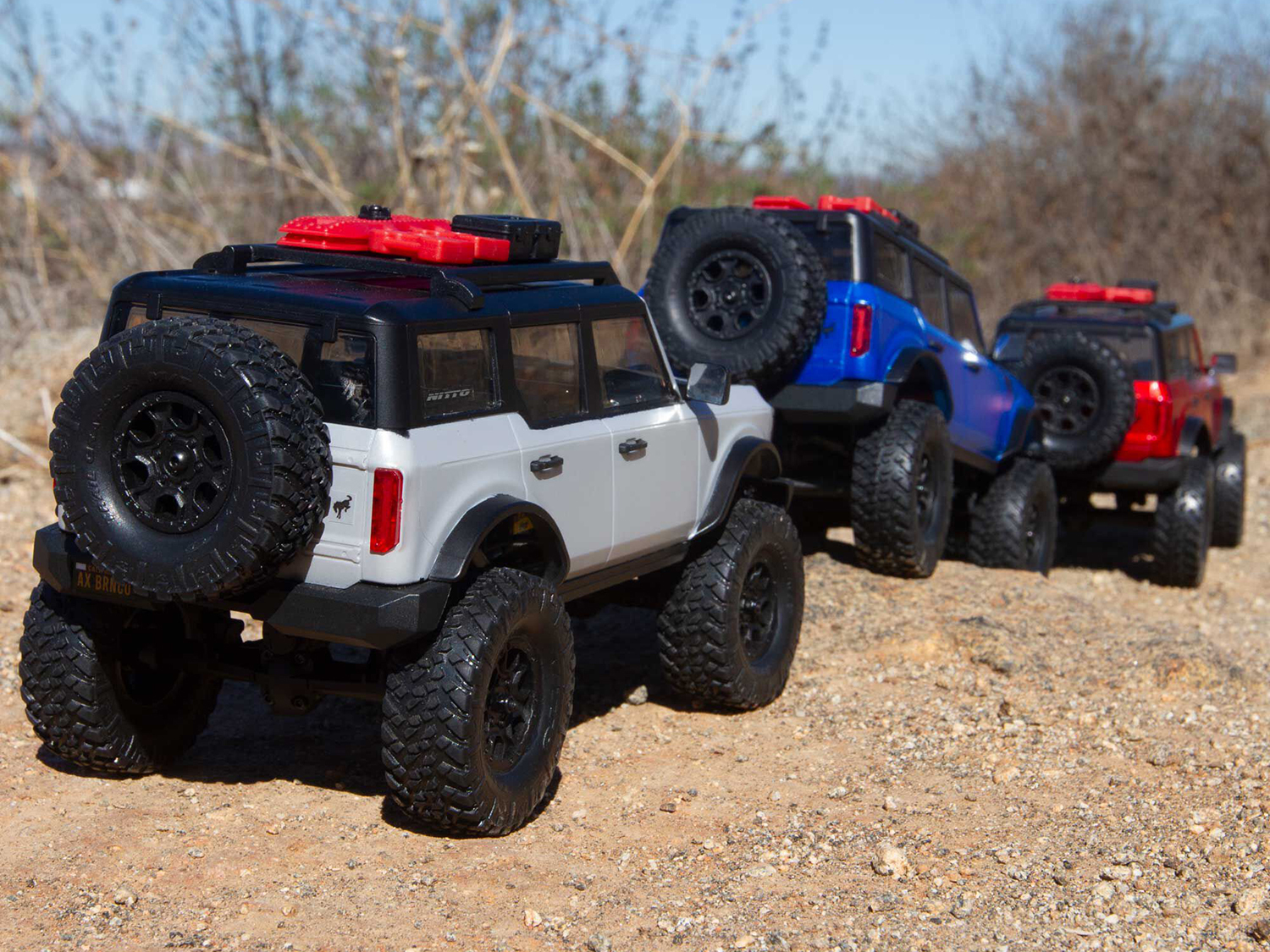 Axial SCX24 Ford Bronco 2021 4WD Truck RTR Red