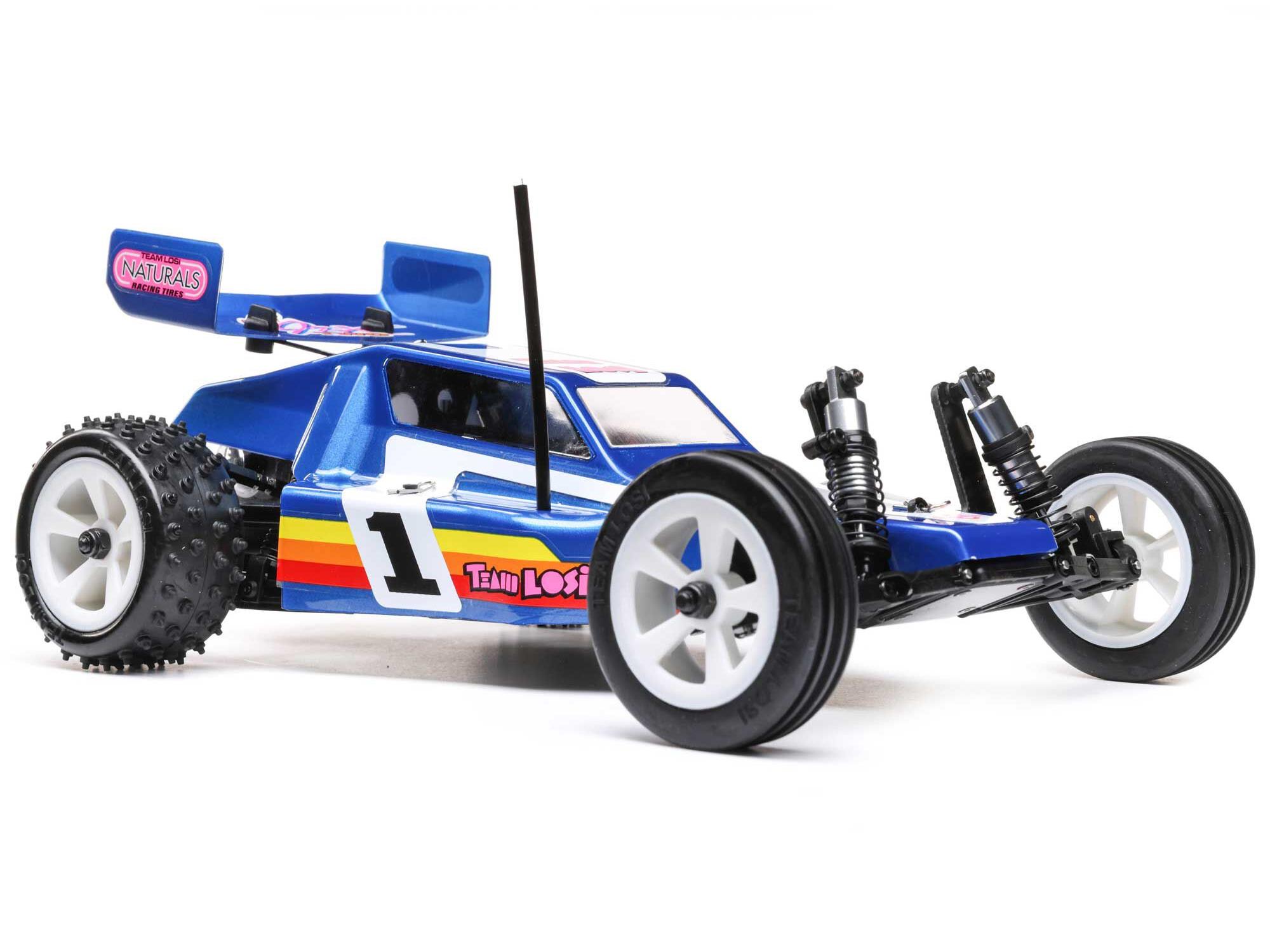 Losi 1/16 Mini JRX2 Brushed 2WD Buggy RTR Blue - Image 8